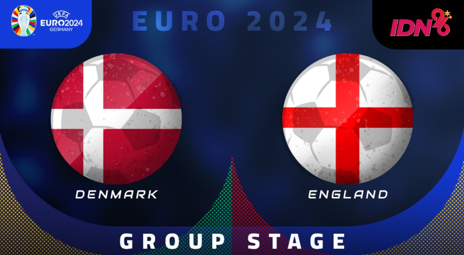 Denmark vs inggris
